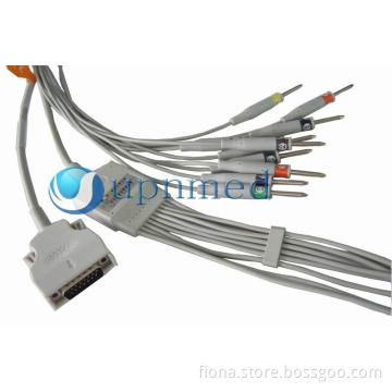 Mortara one-piece 10-Lead EKG cable with leadwires